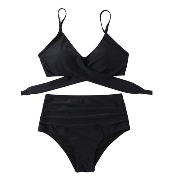 High Waisted Bandage Wrap Bikini Size 2XL NWOT - Picture 2 of 13